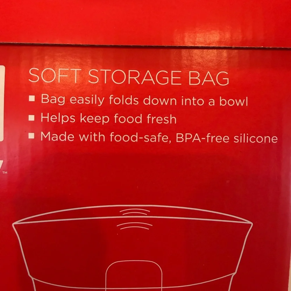 Reddy Pet Silicone Food Storage Bag/Bowl Set of 2